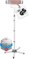reer Wickeltischstrahler FeelWell 2in1, Standheizstrahler und Wandmontage, 2 Hei