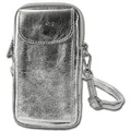 Toscanto Damen Umhängetasche Handtasche Leder Tasche silber OTT827SJ