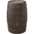 Regenfass 4rain Vino 250 Liter inkl. Aqua-Quick Auslaufhahn dunkelbraun - Braun