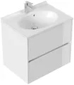 Magnolia Home Badmöbel-Set Badmöbel Rina 70cm weiss hochglanz