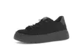 Gabor Damen Low-Top Sneaker, Frauen Halbschuhe,Best Fitting,Strassenschuhe,Freizeitschuhe,Turnschuhe,Laufschuhe,schwarz/Altsilber,38 EU / 5 UK