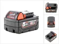 Milwaukee M18 B5 Akku 18 V / 5,0 Ah / 5000 mAh (4932430483) Akkupacks