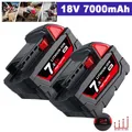 2X Original Akku Für Milwaukee M18 M18B5 18V Li-Ion 48-11-1860 48-11-1852 7,0Ah