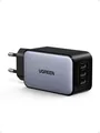 Nexode USB C Ladegerät 65W GaN Netzteil mit 3X USB-C-Port Schnellladegerät Ko...