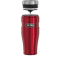 THERMOS Becher 0,47L Isolierbecher Edelstahl KFZ Auto Kaffee Camping Trinkbecher