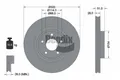 2 PCS BENDIX Braking BDS2204 Brake Disc