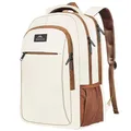MATEIN Business Laptop Rucksack 15,6 Zoll Reise Laptoptasche Laptop Backpack Wasserabweisend Schulrucksack Daypack Arbeit College Computer Herren Damen, Beigebraun