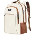 Exklusiver Business Laptop Rucksack, Nylon, , 30 Liter, Beigebraun