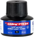 edding PTK 25 Brilliant Papiermarker Nachfülltinte schwarz 25 ml