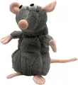 Aumüller Katzenkissen Ratte Cedric grau mit Füllung 13 x 6 x 5 cm