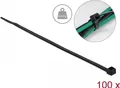 Delock - Kabelbinder - 30cm - Schwarz (Packung mit 100) (19561)