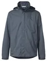 VAUDE Escape Light Regenjacke Herren wasserdicht – Leichte 2-Lagen Jacke mit verstaubarer Kapuze, winddicht und atmungsaktiv, heron,4XL