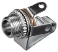 Klinkeneinbaubuchse mit Schaltkontakt - 3,5 mm - mono- offene Bauart (2-polig)