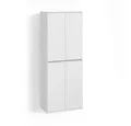Livinity® Kleiderschrank Garda, Weiß, mit 4 Türen (1-St)