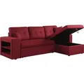 Habitat Garten Ecksofa, Rot, Textil, 233x146 cm, Wohnzimmer, Sofas & Couches, Wohnlandschaften, Ecksofas