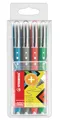STABILO - Tintenroller - worker+ colorful - medium - 4er Pack - grün, rot, blau, schwarz