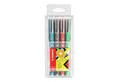 STABILO Hefter STABILO worker+ colorful Tintenroller - 0,5 mm - 4er Etui