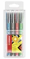 Stabilo® 2019/4 Tintenroller worker® colorful - 0,5 mm, Etui mit 4 Stiften