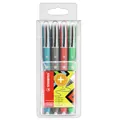 STABILO worker+ colorful medium 4er Etui Tintenroller 0,5 mm Büro Schlule Uni
