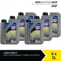 Liqui Moly Motorbike 2T Basic Scooter JASO Motorrad Motoröl 6x1 Liter = 6 Liter