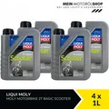 Liqui Moly Motorbike 2T Basic Scooter JASO Motorrad Motoröl 4x1 Liter = 4 Liter