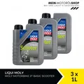 Liqui Moly Motorbike 2T Basic Scooter JASO Motorrad Motoröl 3x1 Liter = 3 Liter