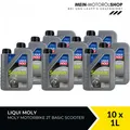 Liqui Moly Motorbike 2T Basic Scooter JASO Motorrad Motoröl 10x1 Liter= 10 Liter