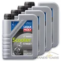 4x 1 L LIQUI MOLY MOTORBIKE 2T BASIC SCOOTER STREET MOTOR-ÖL MOTOREN-ÖL 50042106