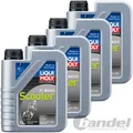 4x1L LIQUI MOLY MOTORÖL SCOOTER 2TAKT BASIC passend für API TC JASO FB
