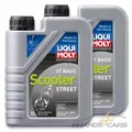 2x 1 L LIQUI MOLY MOTORBIKE 2T BASIC SCOOTER STREET MOTOR-ÖL MOTOREN-ÖL 50042101