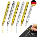 Gold Silber Metallic Stifte Marker 6 Stück Goldstift Silberstift Metallic Dünn &