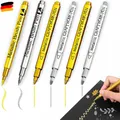 Gold Silber Metallic Stifte Marker 6 Stück Goldstift Silberstift Metallic Dünn &