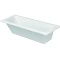 Duravit Badewanne D-Code 700098000000000 Einbauversion, Ablauf Fußseite, weiss