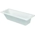 Duravit Badewanne D-Code 700098000000000 Einbauversion, Ablauf Fußseite, weiss