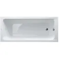 Duravit D-Code Badewanne 420x700x1700mm, Weiß glänzend, Rechteckig, Einbau, Ablauf Fußbereich, 110l, 1 Rückenschräge variabel 700098000000000