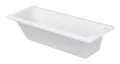 Duravit D-Code Rechteckbadewanne Ablauf im Fußbereich Einbauversion mit einer...