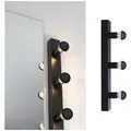 Paulmann 80097 Spiegelleuchte Regula II IP44 E14 230V max. 3x40W dimmbar Schwarz