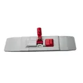 meiko Textil GmbH Meiko Klapphalter, Mopphalter KS Masterclip, grau-rot, Flachwischsystem, Kunststoff-Mopphalter zum ergonomischen Arbeiten, Breite: 50 cm 954350-000-5