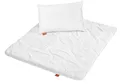 sleepling Kinderbettdecke 100x135 cm und Kinderkopfkissen 40x60 cm, Kinderbetten Set, medium Ganzjahresdecke 100 x 135 cm und Kopfkissen 40 x 60 cm, Bettdecke, Kinderdecke, Made in EU, Oeko-TEX