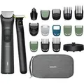 All-in-One Multigroom Trimmer Series 9000 19-in-1, Haarschneider grau, Gesicht, Haar und Körper