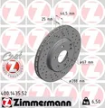 2x Bremsscheibe SPORT Z ZIMMERMANN 400.1435.52 für MERCEDES W202 W210 R170 W203
