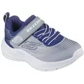 Skechers MICROSPEC ADVANCE Sneaker Babyschuh mit zusätzlichem Gummizug, Größenschablone zum Download blau|grau 22 EU