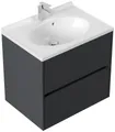 Magnolia Home Badmöbel-Set Badmöbel Rina 70cm grafit