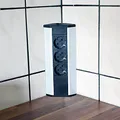Trano Steckdose für Küche und Büro - Ecksteckdose aus Aluminium und hochwertigem Kunststoff ideal für Arbeitsplatte, Tischsteckdose oder Unterbausteckdose mit 3-Fach Steckdosenelement | 3er Steckd