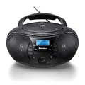 Karcher RR 5028D tragbares CD Radio (CD-Player, DAB+ Radio, Bluetooth, Batterie/Netzbetrieb, USB) schwarz