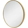 [en.casa] Wandspiegel, Gold, Glas, Rund, 50x2.8x50 cm, Spiegel, Wandspiegel
