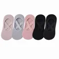 Zukunftsenkel Yoga Socken Damen, 5er Pack, Anti-Rutsch, mit Noppen & X-Strap, für Yoga, Pilates, Barre, Tanz, Gym & Workout, Yogasocken, Pilatessocken, Trainingssocken (Bunt)