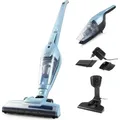 PRIMO PR507SV Stabstaubsauger Cordless 2-in-1 - Beutelloser Staubsauger - Staubfänger - HEPA-Filter - Blau