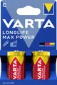 Varta Longlife Max Power C Blister 2 Baby (C)-Batterie Alkali-Mangan 7800 mAh 1.5V 2St.