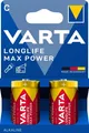 50 Varta 4714 Longlife Max Power C / Baby Alkaline Batterien im 2er Blister